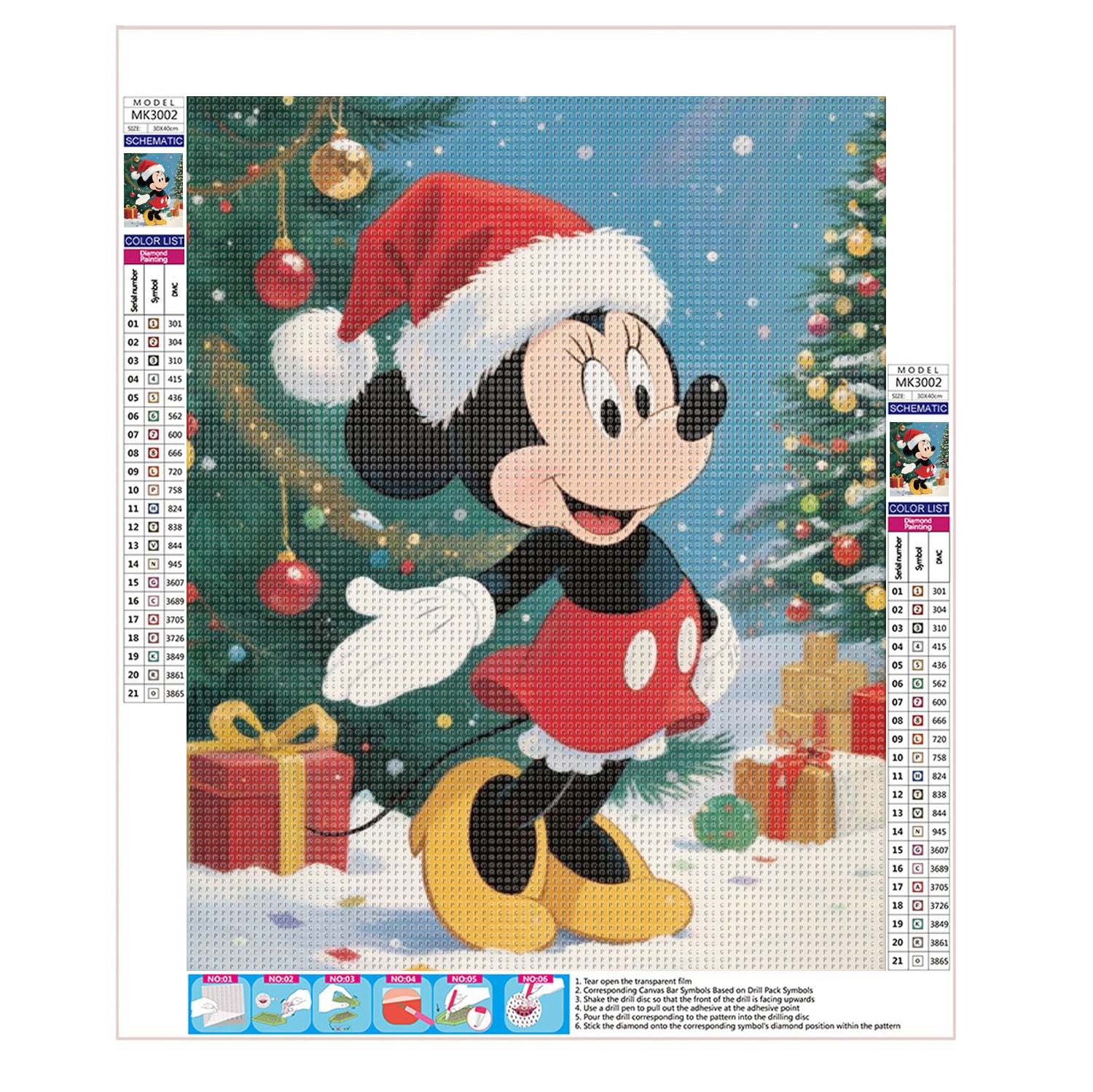 Winterliche Eleganz - Diamond Painting