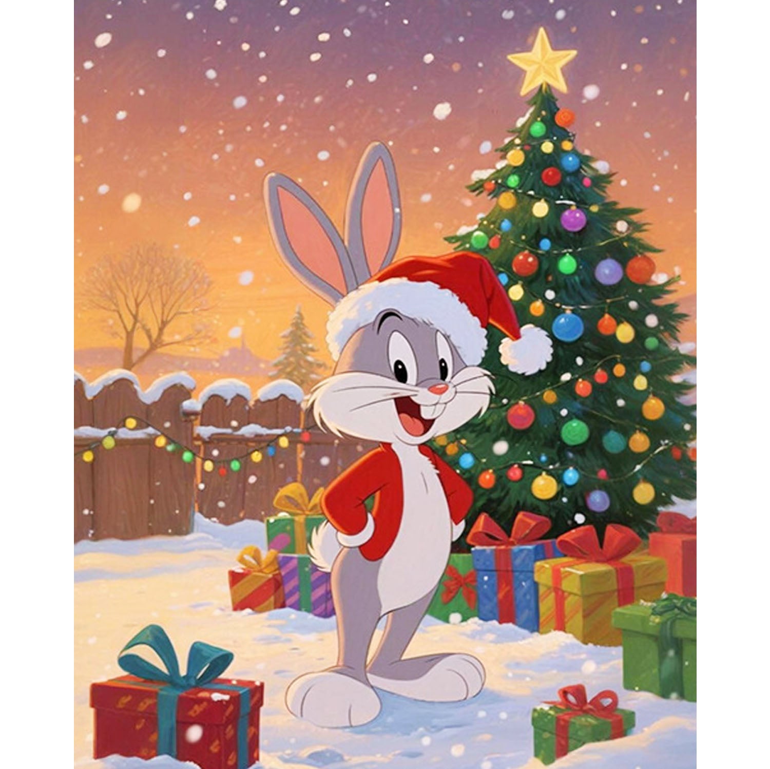 Winterlicher Charme - Diamond Painting