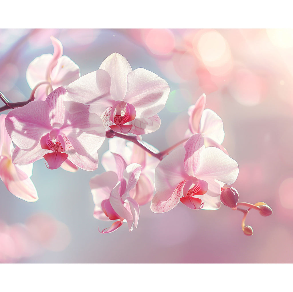 Zarte Orchideenblüten - Diamond Painting
