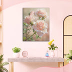 Zarte Rosenschönheit - Diamond Painting