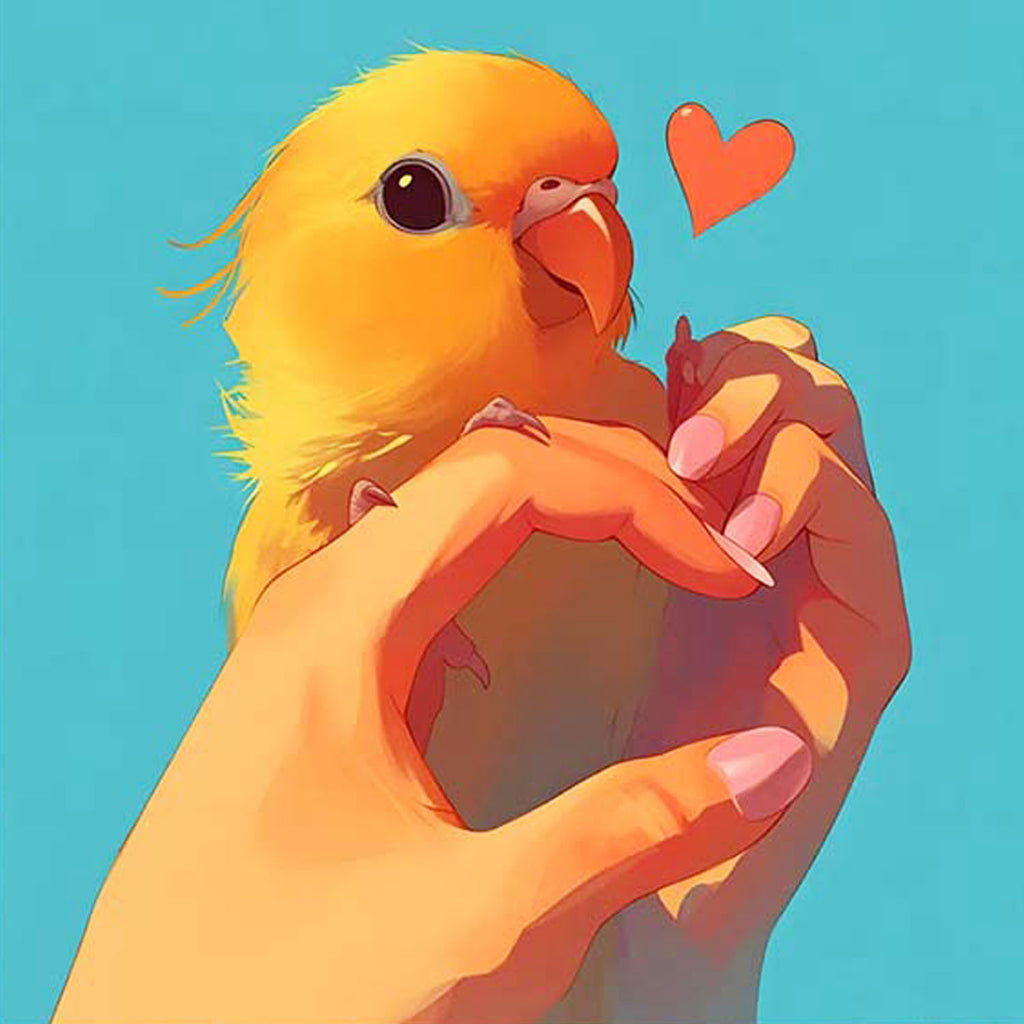 Zärtlicher Moment - Diamond Painting