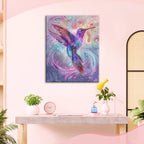 Zauberhafte Welt des Kolibris - Diamond Painting