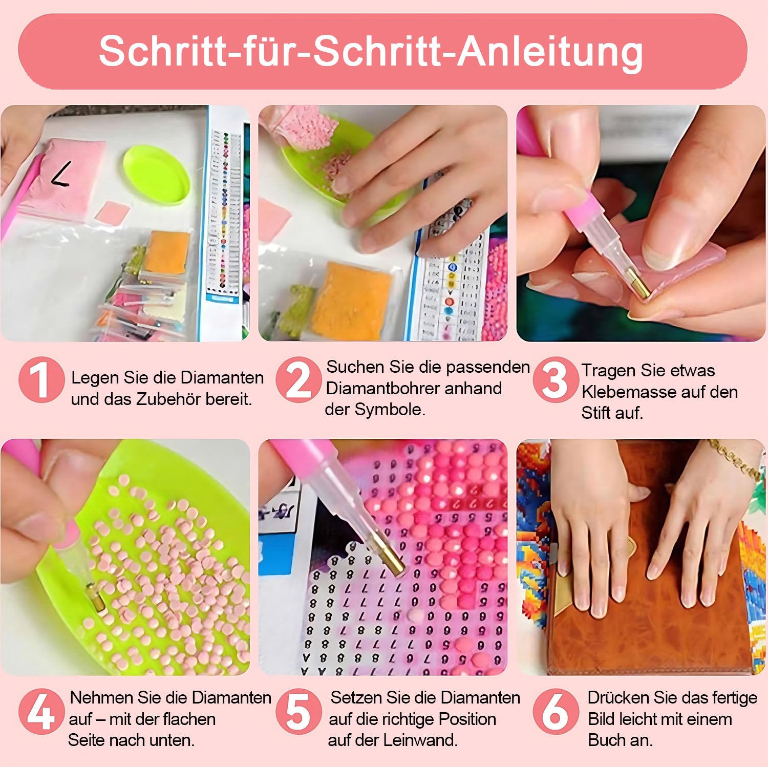 🔥Dein eigenes Bild oder Foto - Diamond Painting